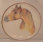 Horse China Plate #13 By Barb