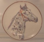 Horse China Plate #14 By Barb