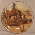 Cowboy China Plate #5 By Barb