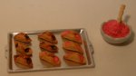 Tea Party Collection Croissant Prep.Board by Victoriya Ermakova