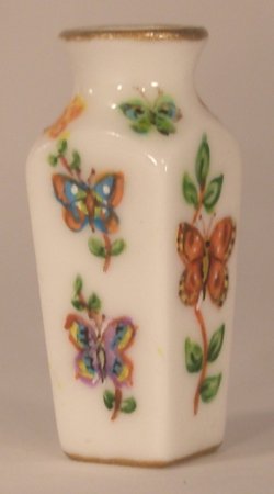Butterfly Garden Square Vase by Christopher Whitford