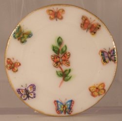 Butterfly Garden Round Platter by Christopher Whitford
