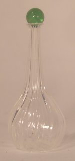 Glass Ribbed Decanter RM#7 Gerd Felka
