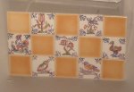 Hand Painted Porcelain Tiles #68 by Tiny Ceramics