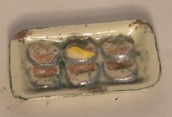Salmon Steaks in Hollandaise Sauce by Linda Cummings