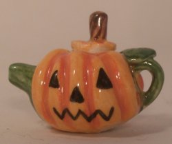 Pumpkin Teapot by Sally Meekins