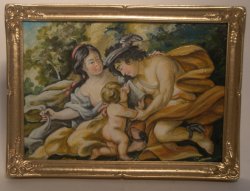 Chapenen's Venus,Mercury Cupid Painting by Christopher Whitford