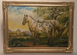 Pietersz's Horses in Landscape Painting by Christopher Whitford