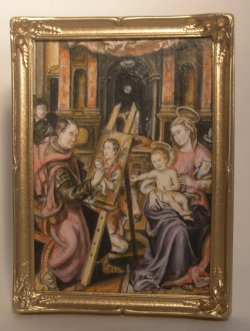 de Vos's Lucas Painting The 1602 Virgin by Christopher Whitford