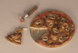 Pizza Seafood by Linda Cummings