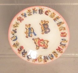 China Plate #182 Baby ABC by Christopher Whitford