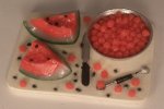 Watermelon Prep Board by Lorraine Adinolfi