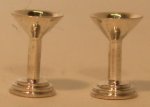 Sterling Silver Martini Glasses set of 2 by Terence Stringer