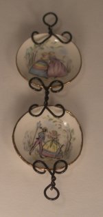 Plate Holder w/Two Plates #1 by Barb