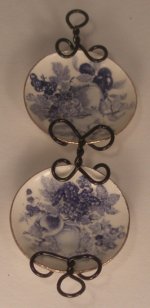Plate Holder w/Two Plates #4 by Barb