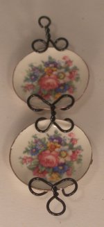 Plate Holder w/Two Plates #7 by Barb