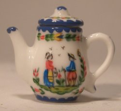 Quimper Coffee Pot by Christopher Whitford