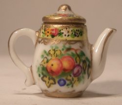 Spanish Fruit Coffee Pot by Christopher Whitford