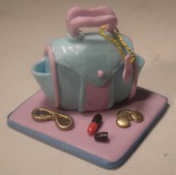 Handbag Cake #4 by Linda Cummings