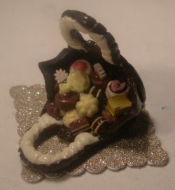 Chocolate Handbag Filled w/Chocolates #6 by Linda Cummings