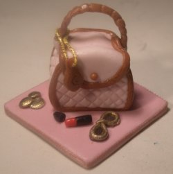 Handbag Cake #3 by Linda Cummings