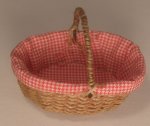 Fabric Lined Basket #7 by Francine Coyon