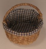 Fabric Lined Basket #9 by Francine Coyon