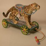 Leopard Pull Toy by Amanda Skinner