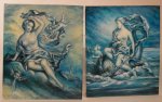 French School Allegory of Air & Water by Christopher Whitford