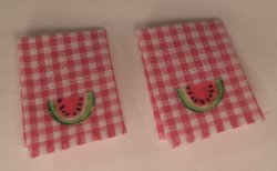 Kitchen Towel set of 2 Watermelon by Barbara Hill
