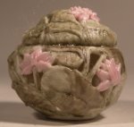Cutwork Temple Jar Waterlilly by Vince Stapleton