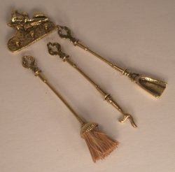 Deco Fireplace Tools by Brooke Tucker