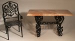 Marble Top Bistro Table by Las Casas de Ana