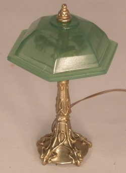 Dome Desk Lamp Green Shade by Jim Pounder