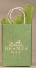 Hermes Green Shopping Bag by Mzia