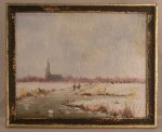 De Haagse Style Painting #18 by Jan Groot