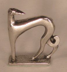 Greyhound Crome Plated by Joseph Addotta