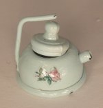 Enamel Tea Kettle Aqua by Anabela