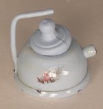 Enamel Tea Kettle Blue by Anabela