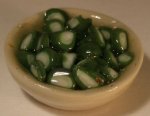 Cucumbers in Bowl by Paula Gilhooley