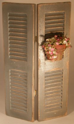 Flower Pot Screen Grey by Brigitte Delage