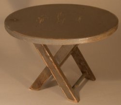 Folding Picnic Table "Shabby Chic" by Brigitte Delage