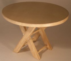 Folding Picnic Table Cream by Brigitte Delage