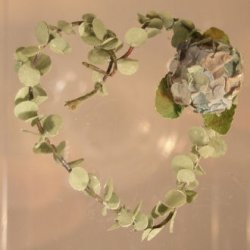 Ivy Heart Wreath by Brigitte Delage