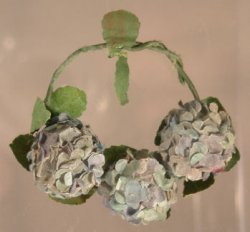 Hydrangea Wreath by Brigitte Delage