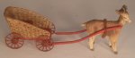 Goat Pulling Cart by Francine Coyon