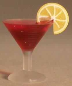 Pomegranate Martini by Carolyn McVicker