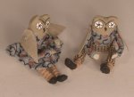 Brother & Sister Dolls Owl by Carol Spence