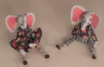 Brother & Sister Dolls Elephant by Carol Spence