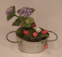 Flowers in Tub #6 by Pat Richmond